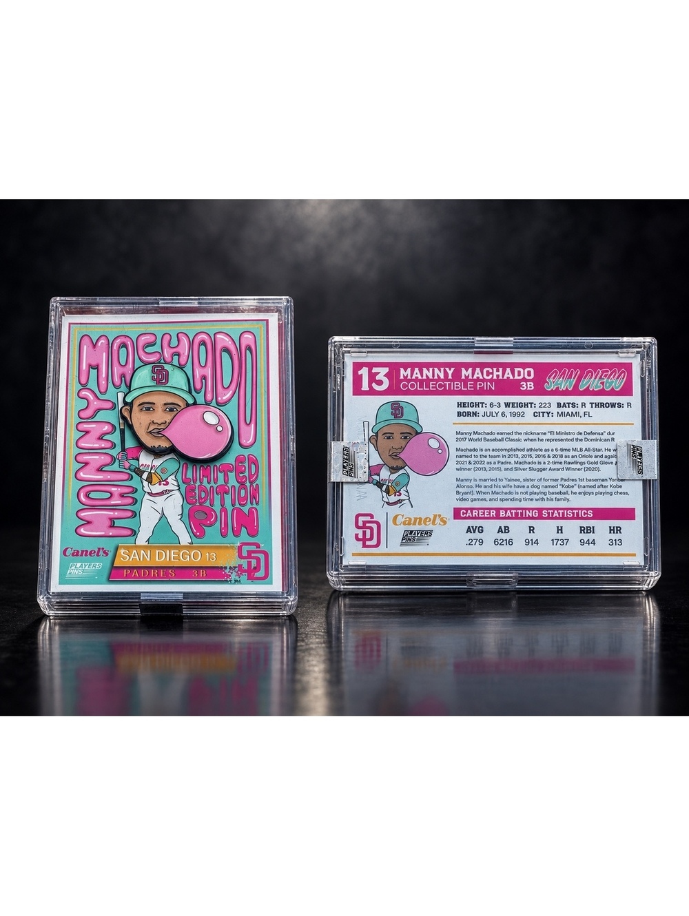 2024 Manny Machado Padres Canel’s Players Pins Limited Edition SGA Sealed